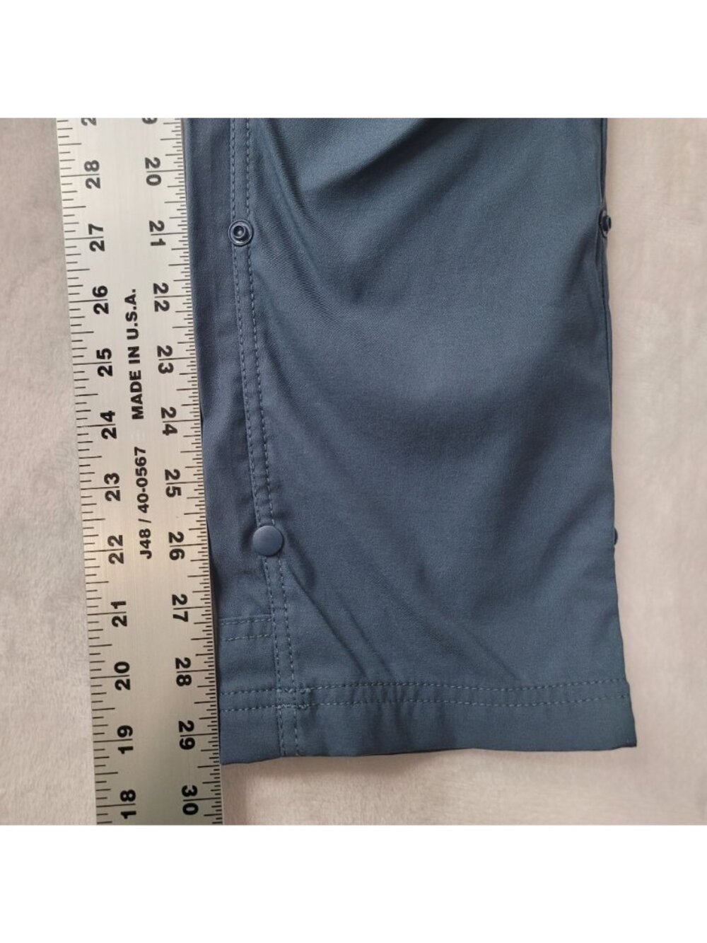 prAna Halle Women's Blue Stretch Nylon Regular Pants Size 4 - Picture 10 of 11